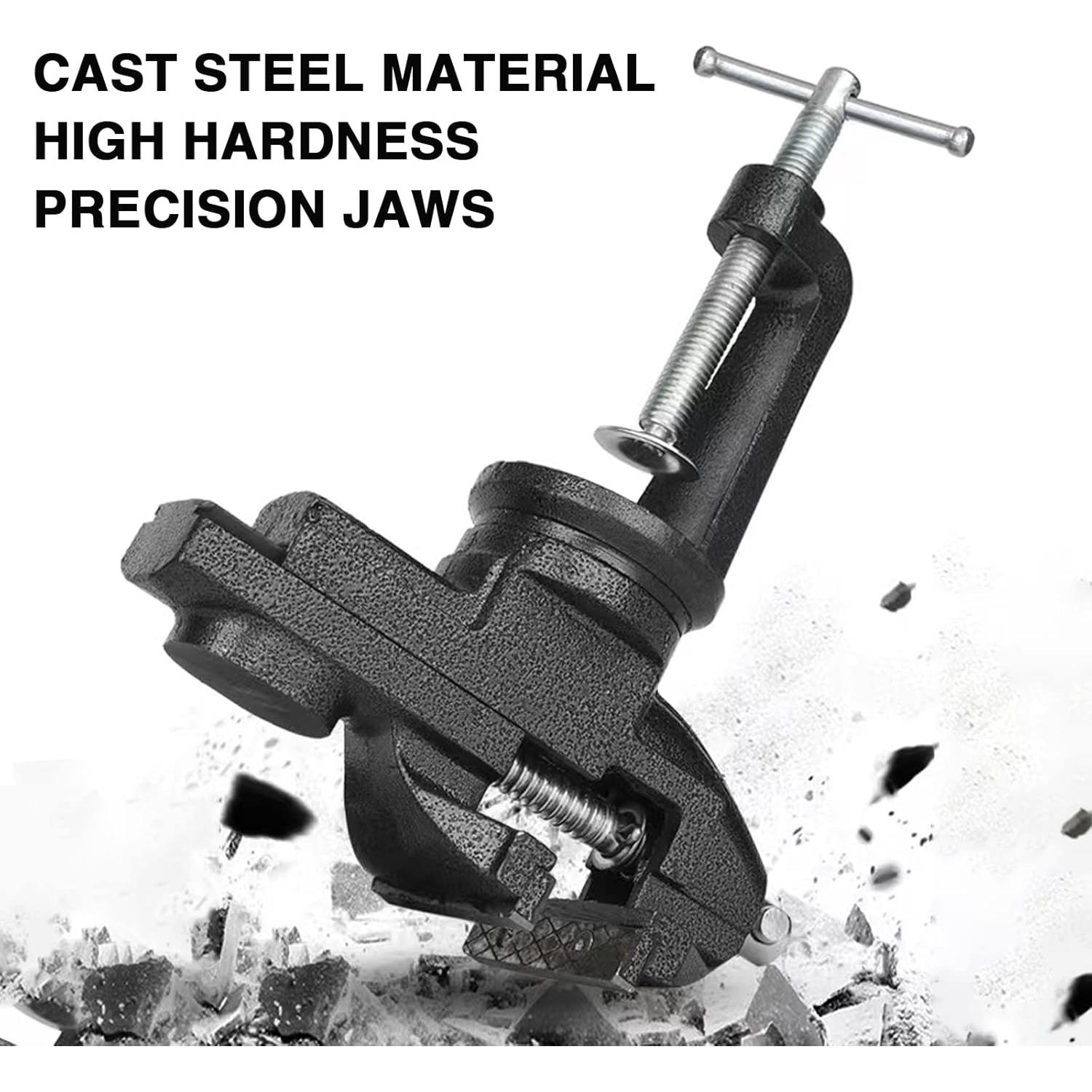 Morsa Universal de Mesa 76.2mm OEN, Base Giratoria 360°