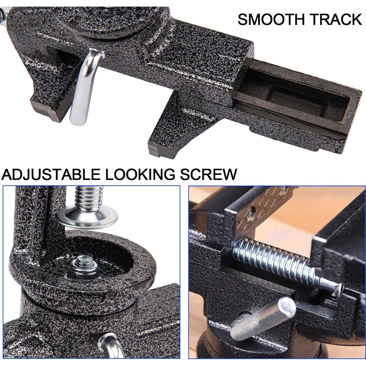 Morsa Universal de Mesa 76.2mm OEN, Base Giratoria 360°