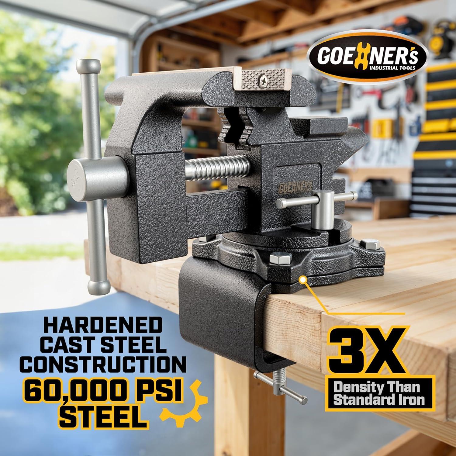 Prensa de Banco Gottinfurt 4.5" Acero Forjado 2495 kg