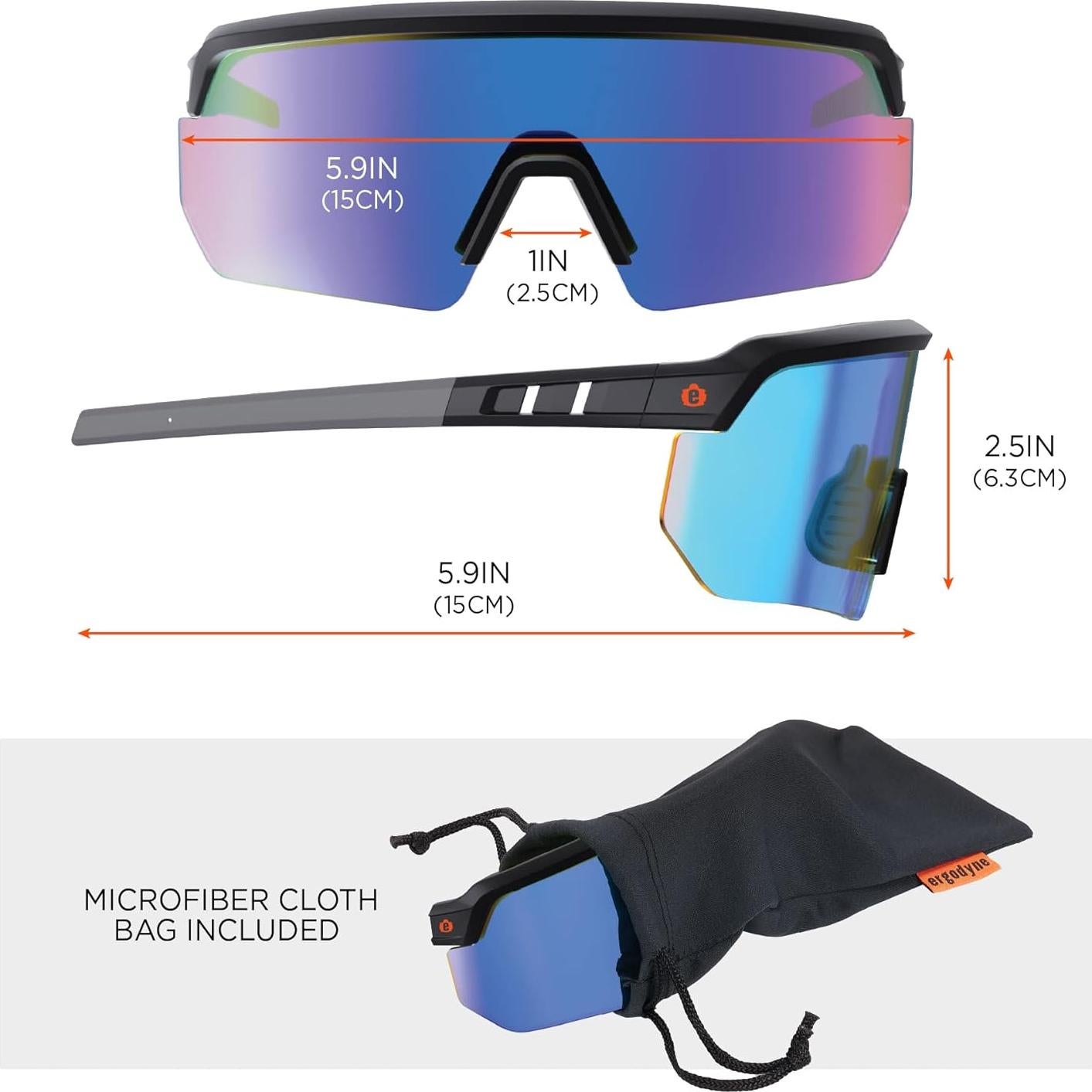 Gafas de Seguridad Ergodyne AEGIR Anti Rayones y Anti Niebla