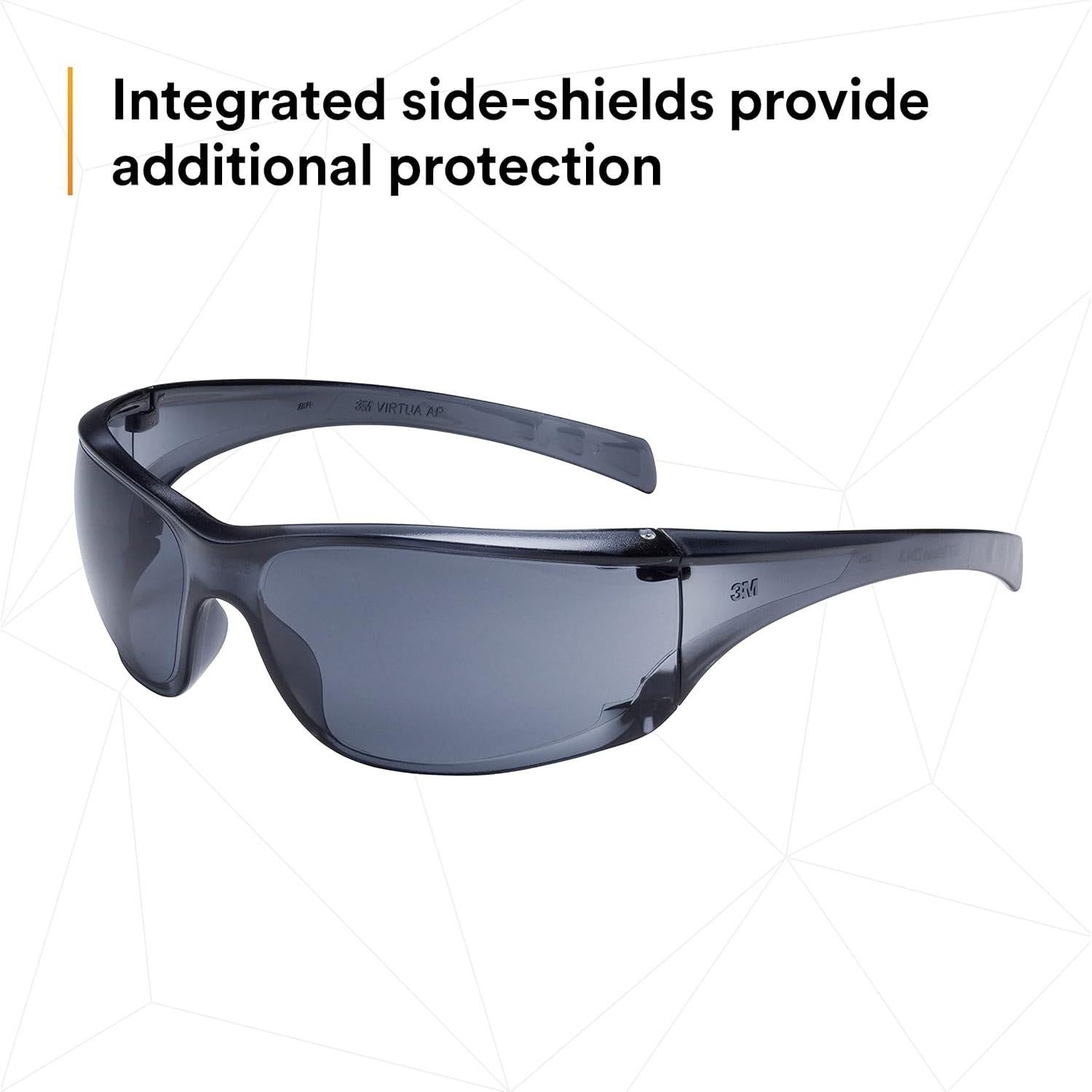 Gafas de Seguridad 3M Virtua AP Antivaho Lente Gris Unisex