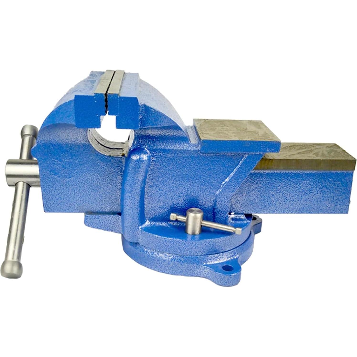 Prensa de Banco 150mm Mefape con Cabezal Rotativo 360°