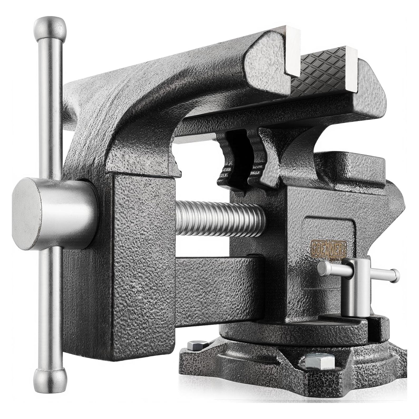 Prensa de banco 15.24 cm GOEHNER's con base giratoria