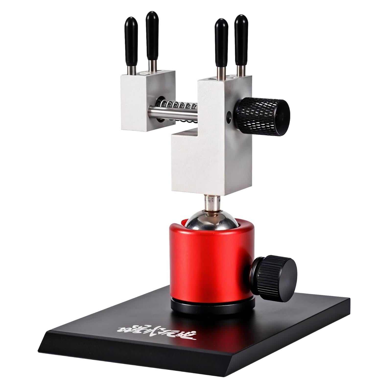 Mini Vise Table Top Clamp - Small Bench Vice for Hobby Jewelers - Adjustable Aluminum Alloy 360° Rotatable with 0-2.48' Clamping Range for Jewelry Making DIY Projects Crafts Repair Tool