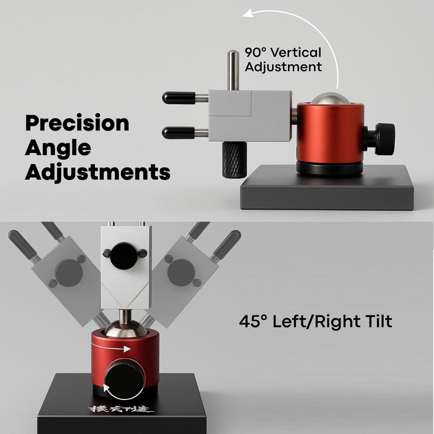 Mini Vise Table Top Clamp - Small Bench Vice for Hobby Jewelers - Adjustable Aluminum Alloy 360° Rotatable with 0-2.48' Clamping Range for Jewelry Making DIY Projects Crafts Repair Tool