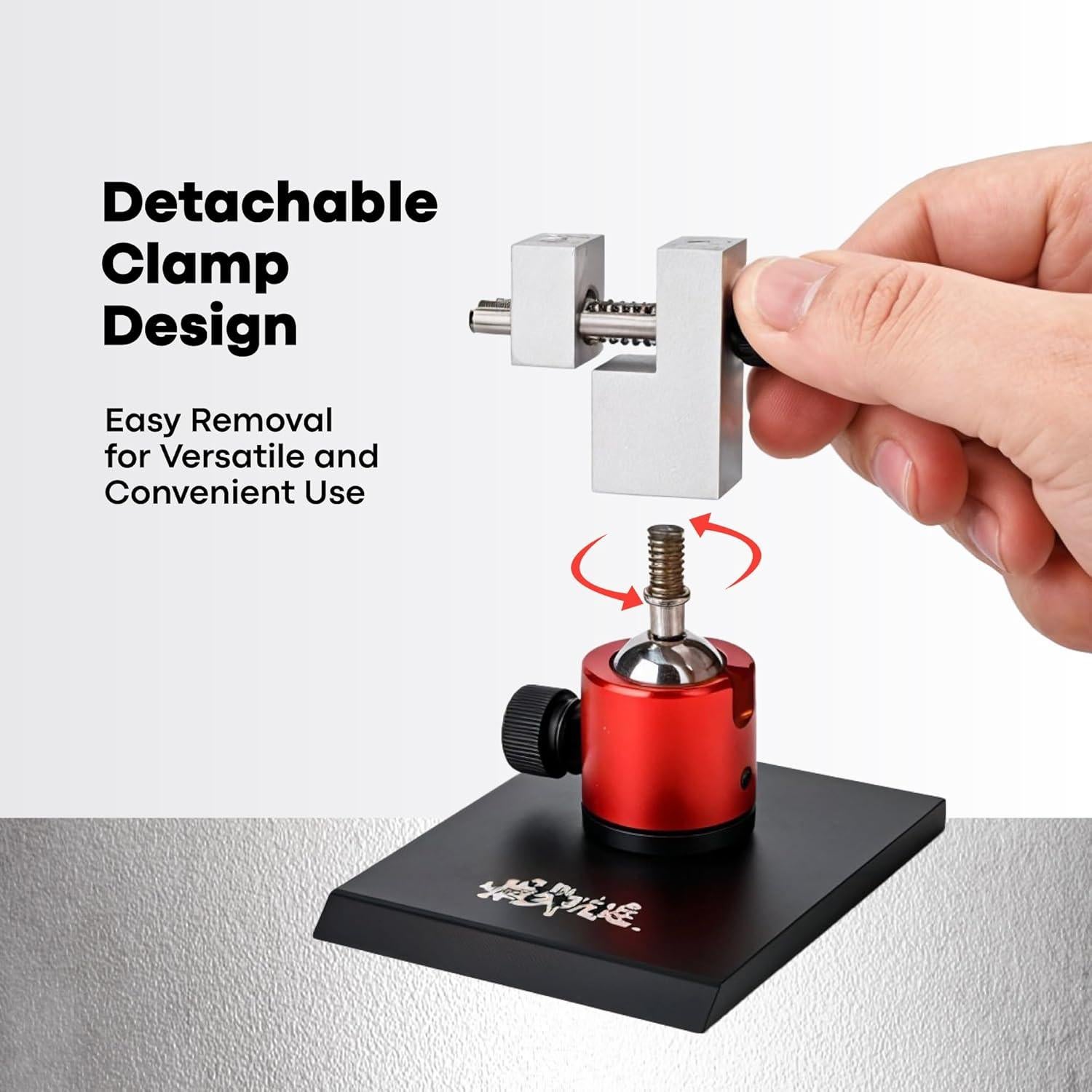 Mini Vise Table Top Clamp - Small Bench Vice for Hobby Jewelers - Adjustable Aluminum Alloy 360° Rotatable with 0-2.48' Clamping Range for Jewelry Making DIY Projects Crafts Repair Tool