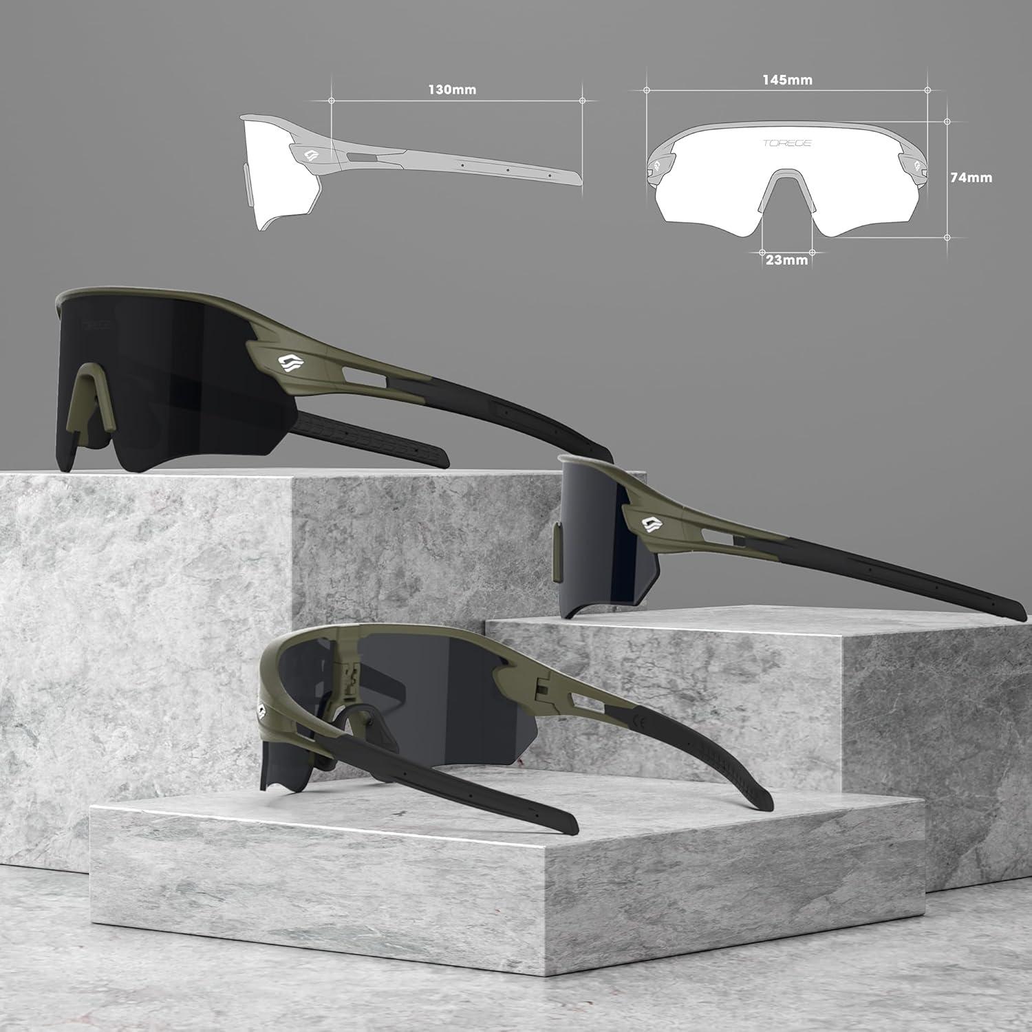 Gafas de sol deportivas Z87 UV protección alta definición