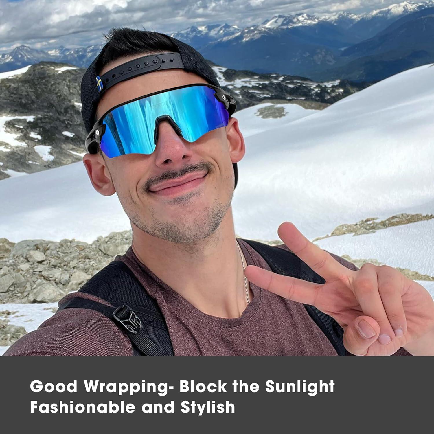 Gafas de sol deportivas Z87 UV protección alta definición