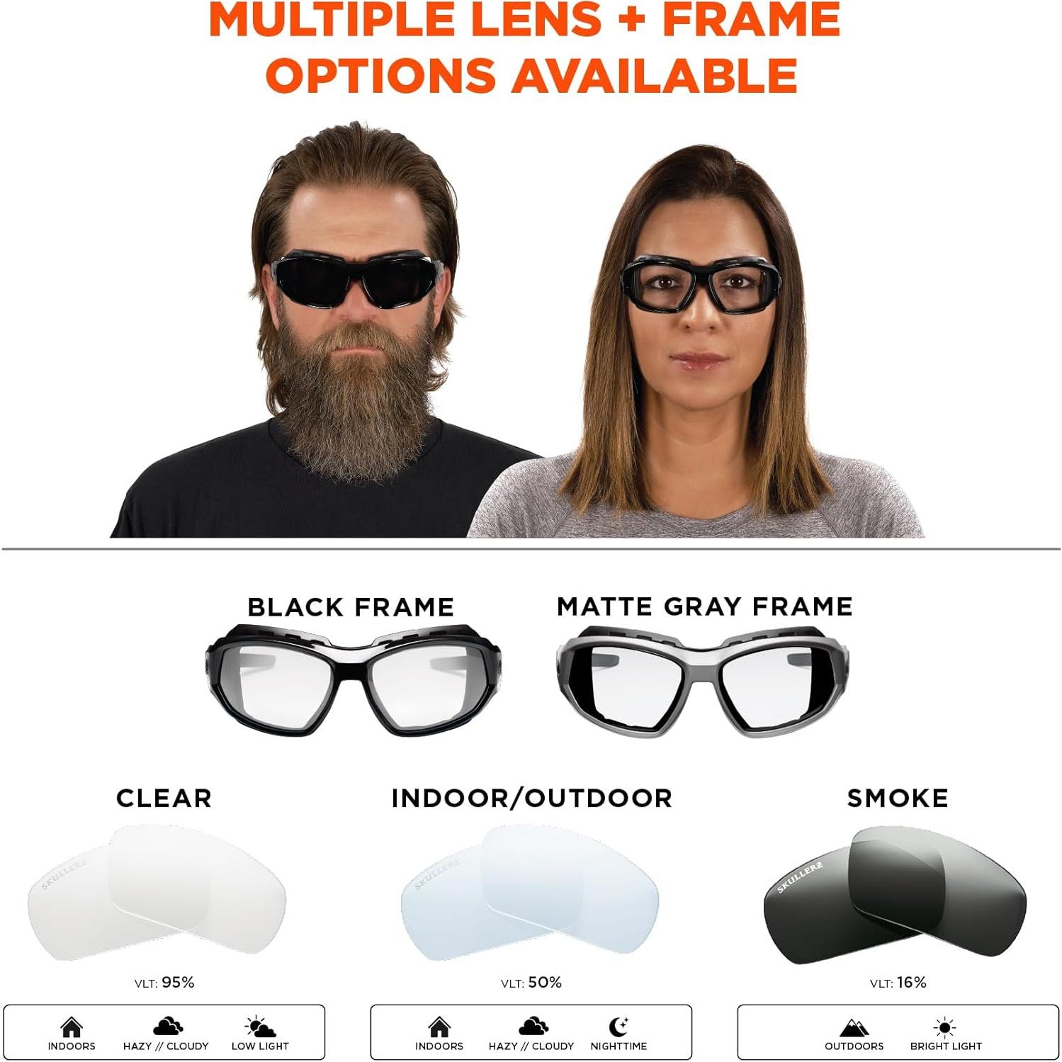 Gafas de Seguridad Convertibles Ergodyne Skullerz LOKI Antivaho