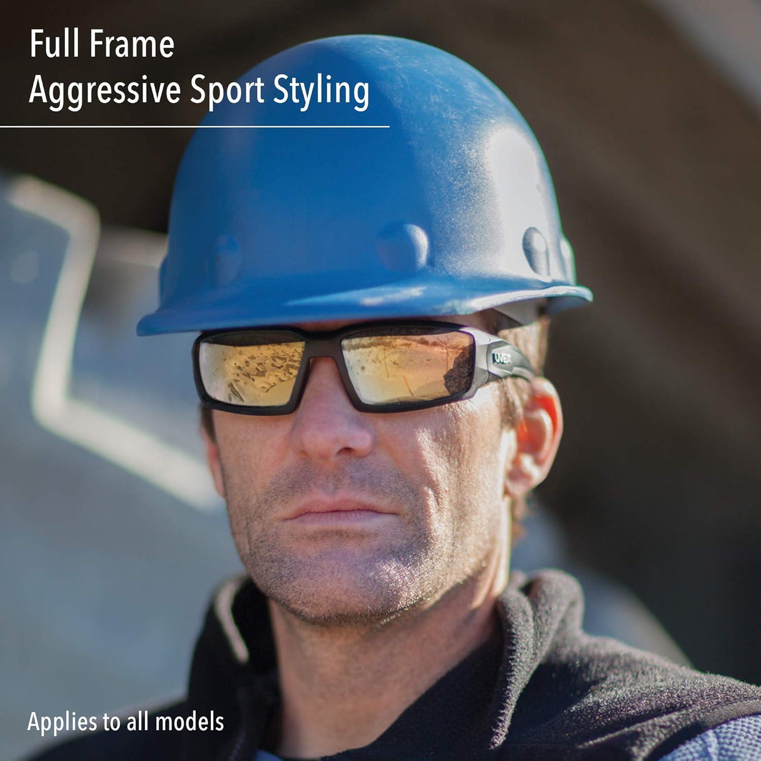 Gafas de Seguridad Uvex Hypershock Honeywell, Marco Marrón, Lente Polarizado