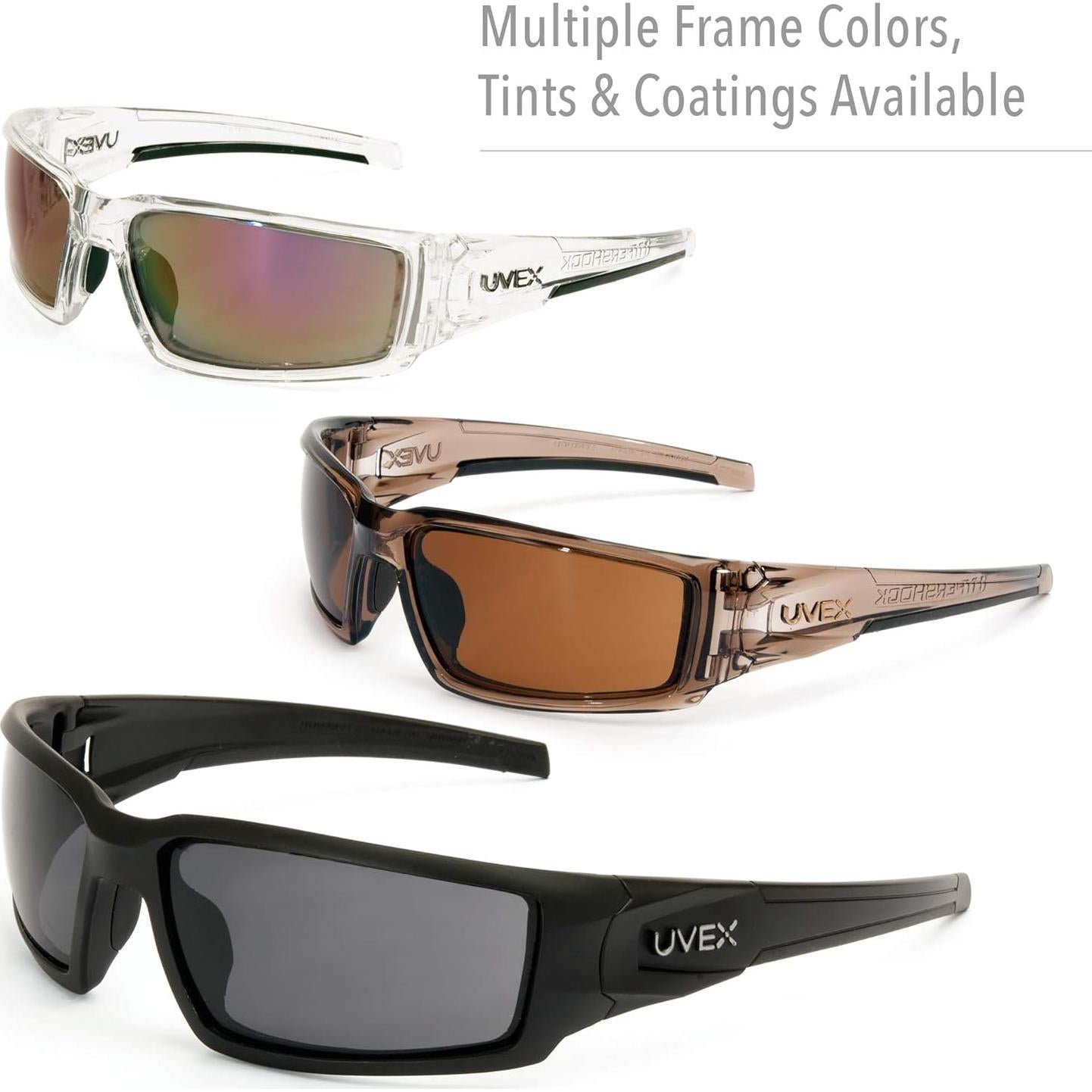 Gafas de Seguridad Uvex Hypershock Honeywell, Marco Marrón, Lente Polarizado