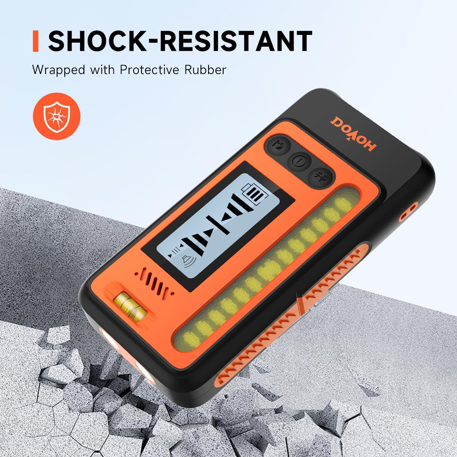 Receptor de Nivel Láser DOVOH DR1 60m Doble Pantalla LCD