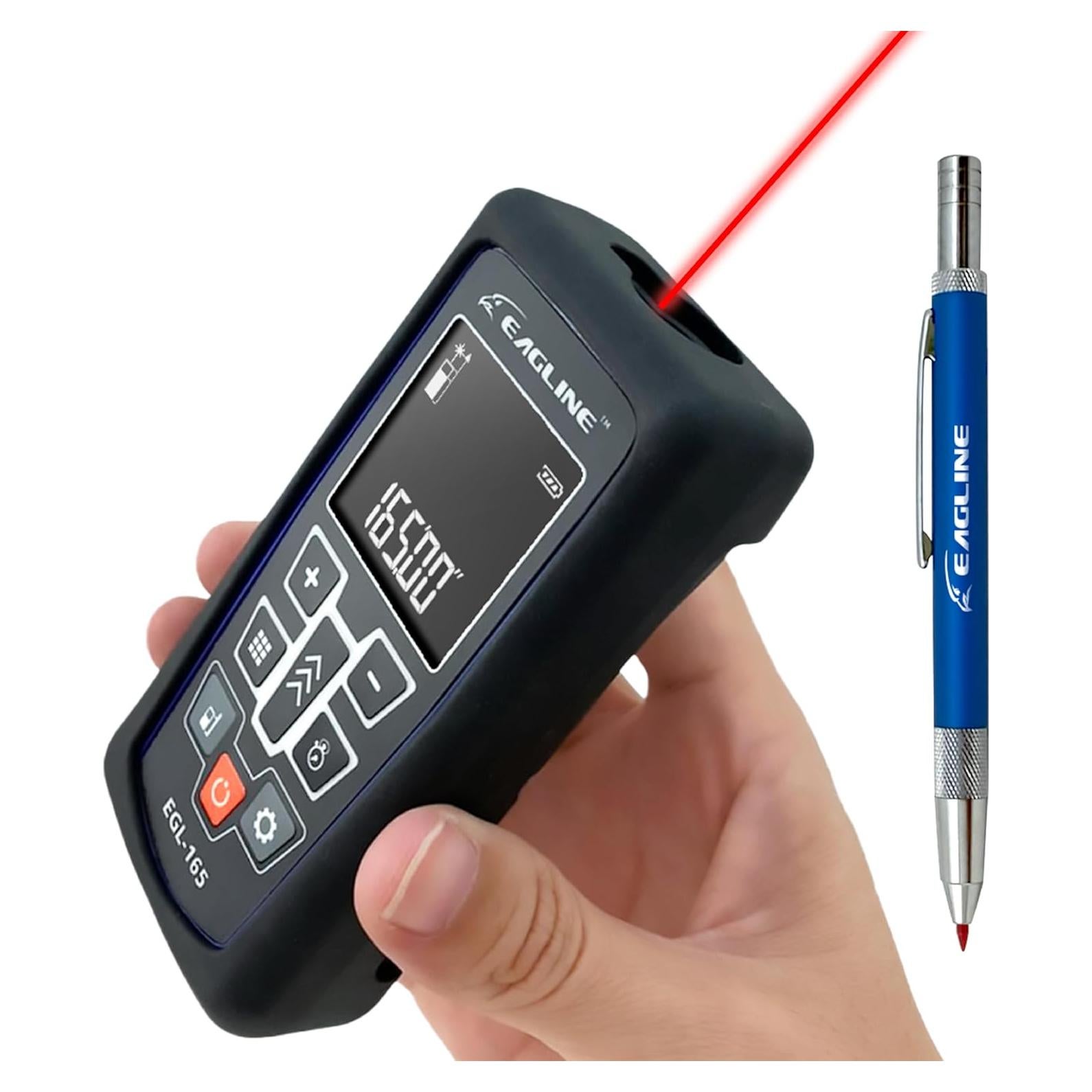 Medidor de Distancia Láser EAGLINE EGL165 50.29m Azul