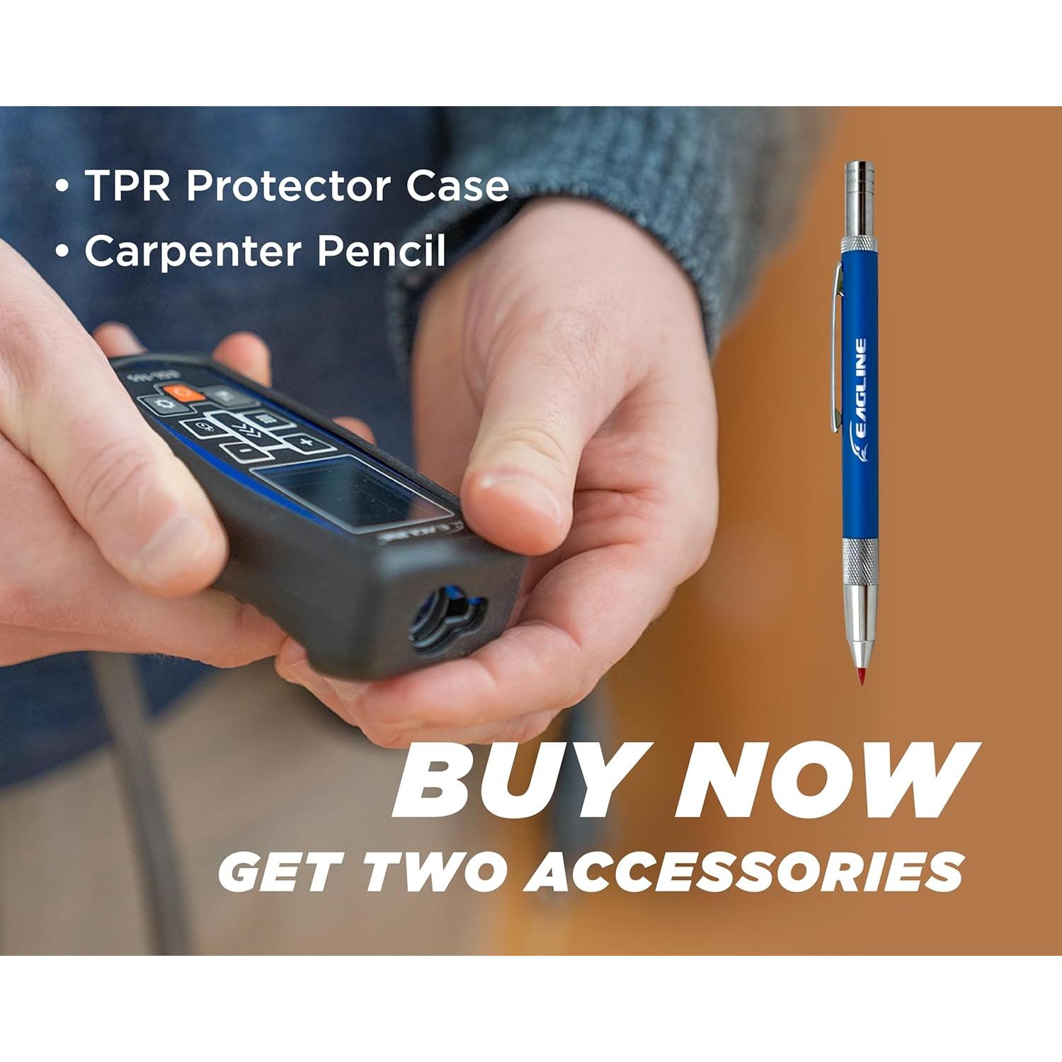 Medidor de Distancia Láser EAGLINE EGL165 50.29m Azul