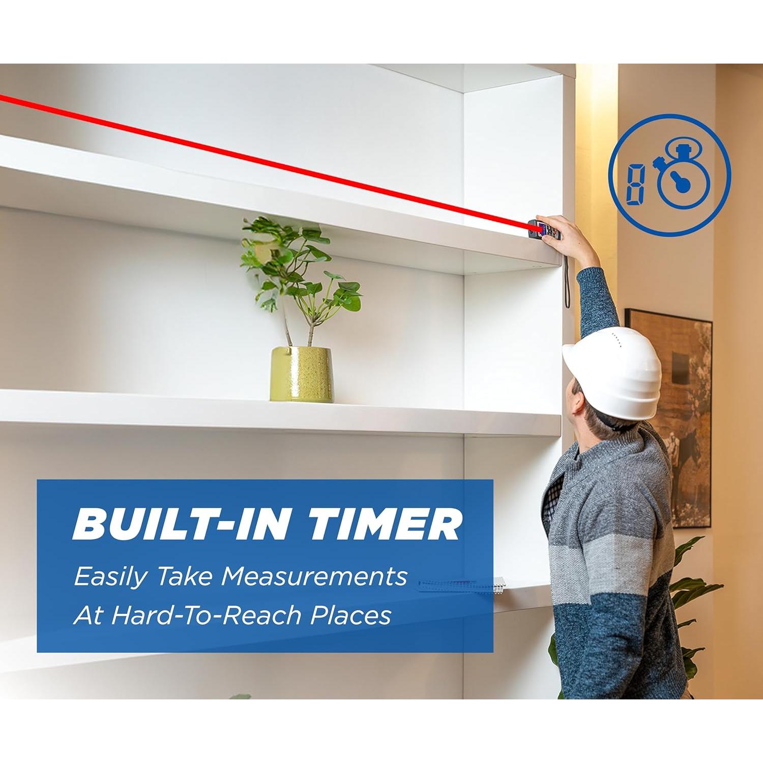 Medidor de Distancia Láser EAGLINE EGL165 50.29m Azul