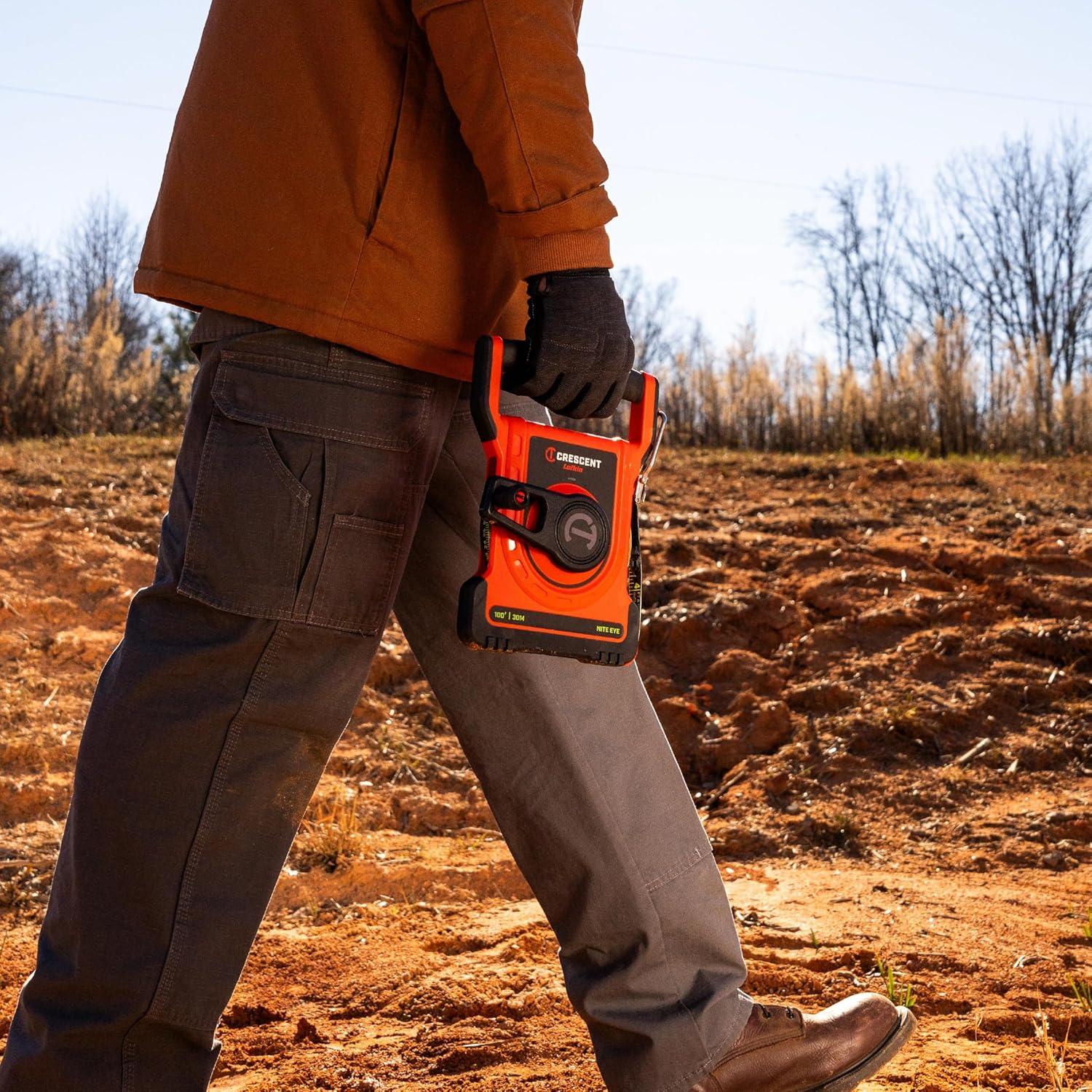 Cinta Larga de Fibra de Vidrio Lufkin 30M NITE EYE FE100B