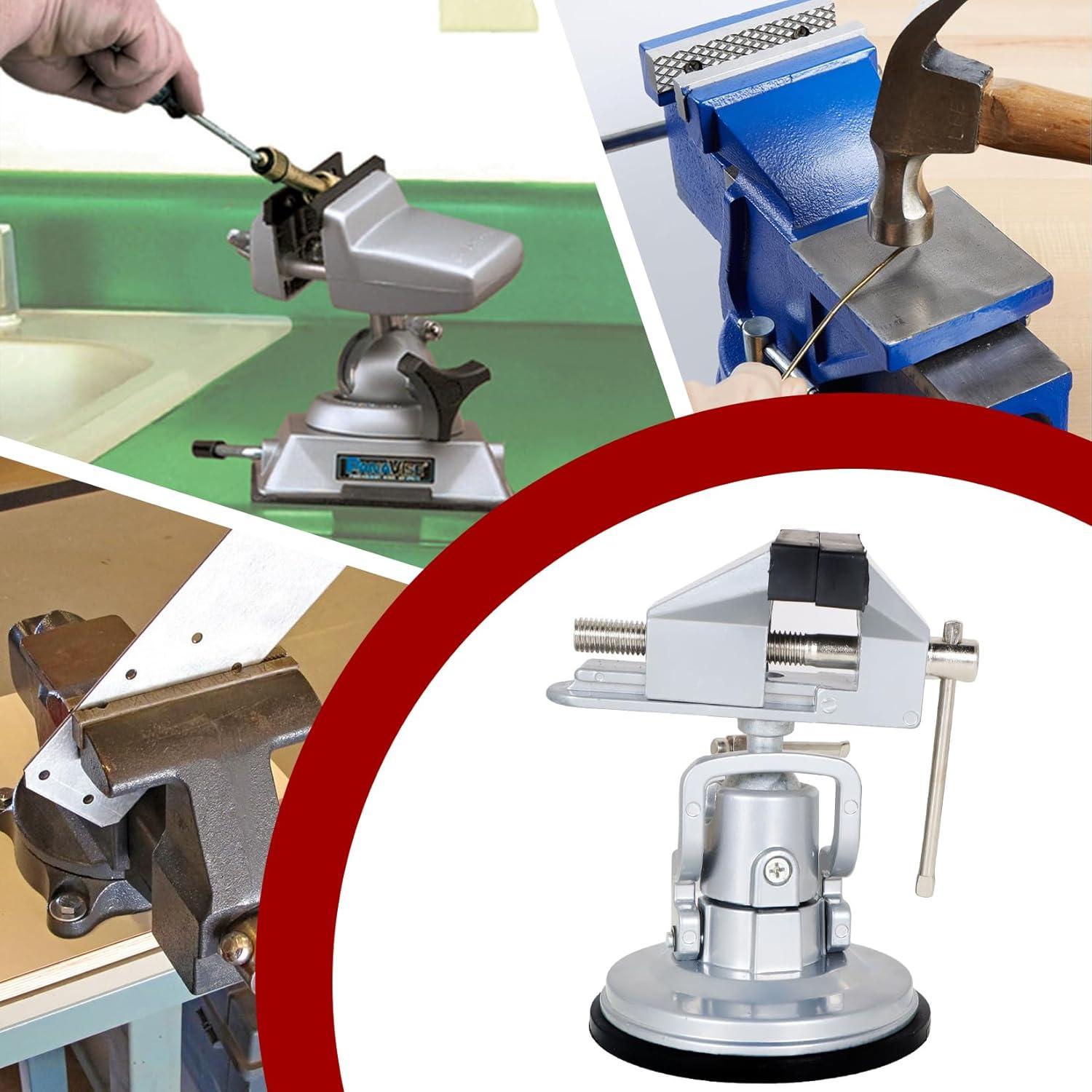 Sostenedor de Vacío Portátil Findmall 360° con Mordazas 8 cm