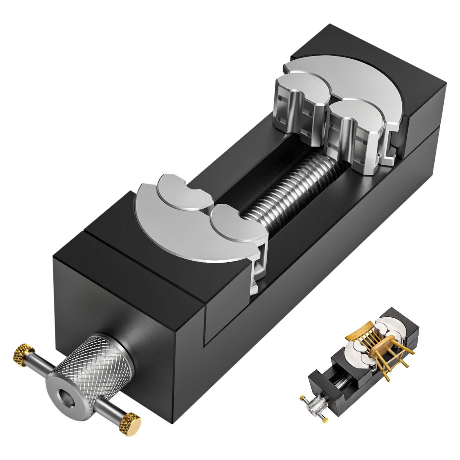 Prensa de Taladro Mini Luvan, Abrazadera de Banco 6.20 cm