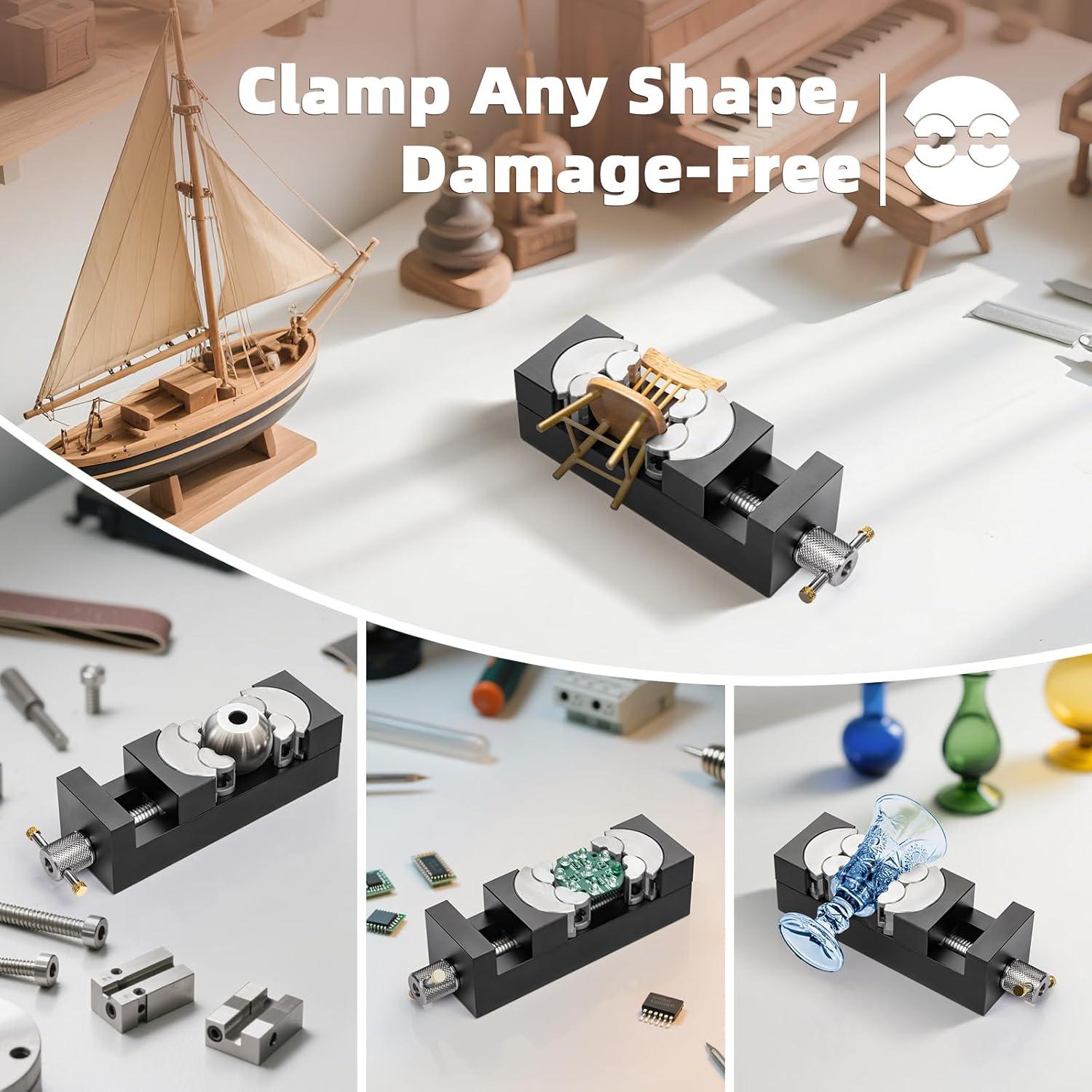 Prensa de Taladro Mini Luvan, Abrazadera de Banco 6.20 cm