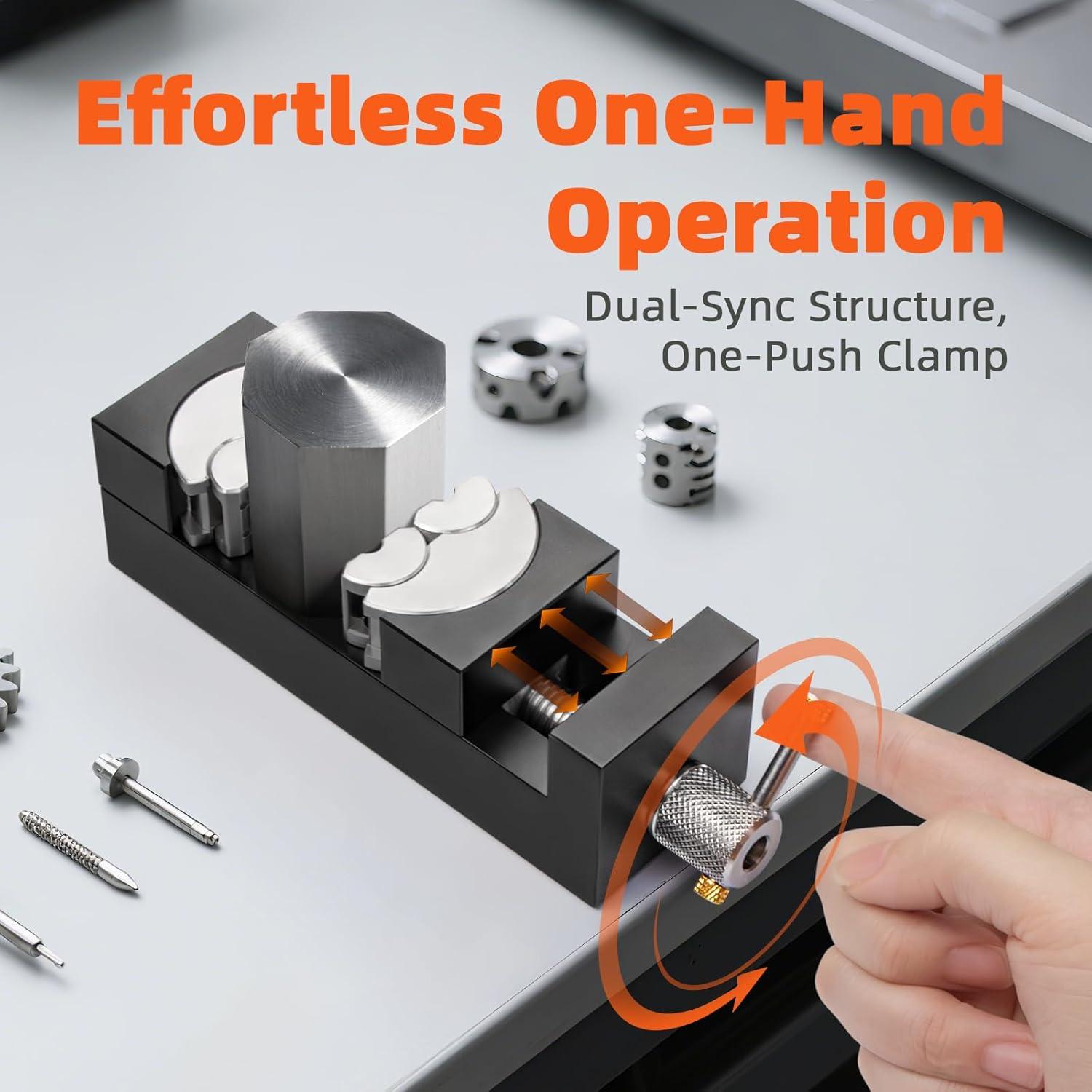 Prensa de Taladro Mini Luvan, Abrazadera de Banco 6.20 cm