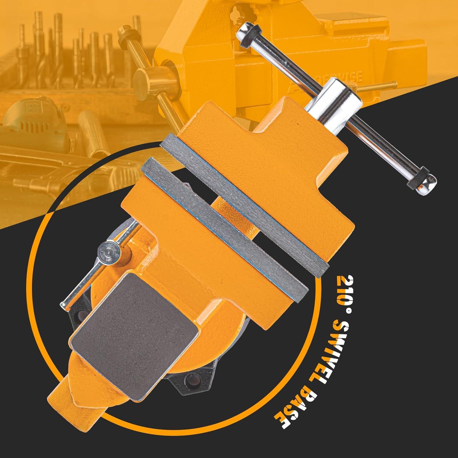 Prensa de Banco AROEDVISE 4.5" Giratoria Industrial 1500kg