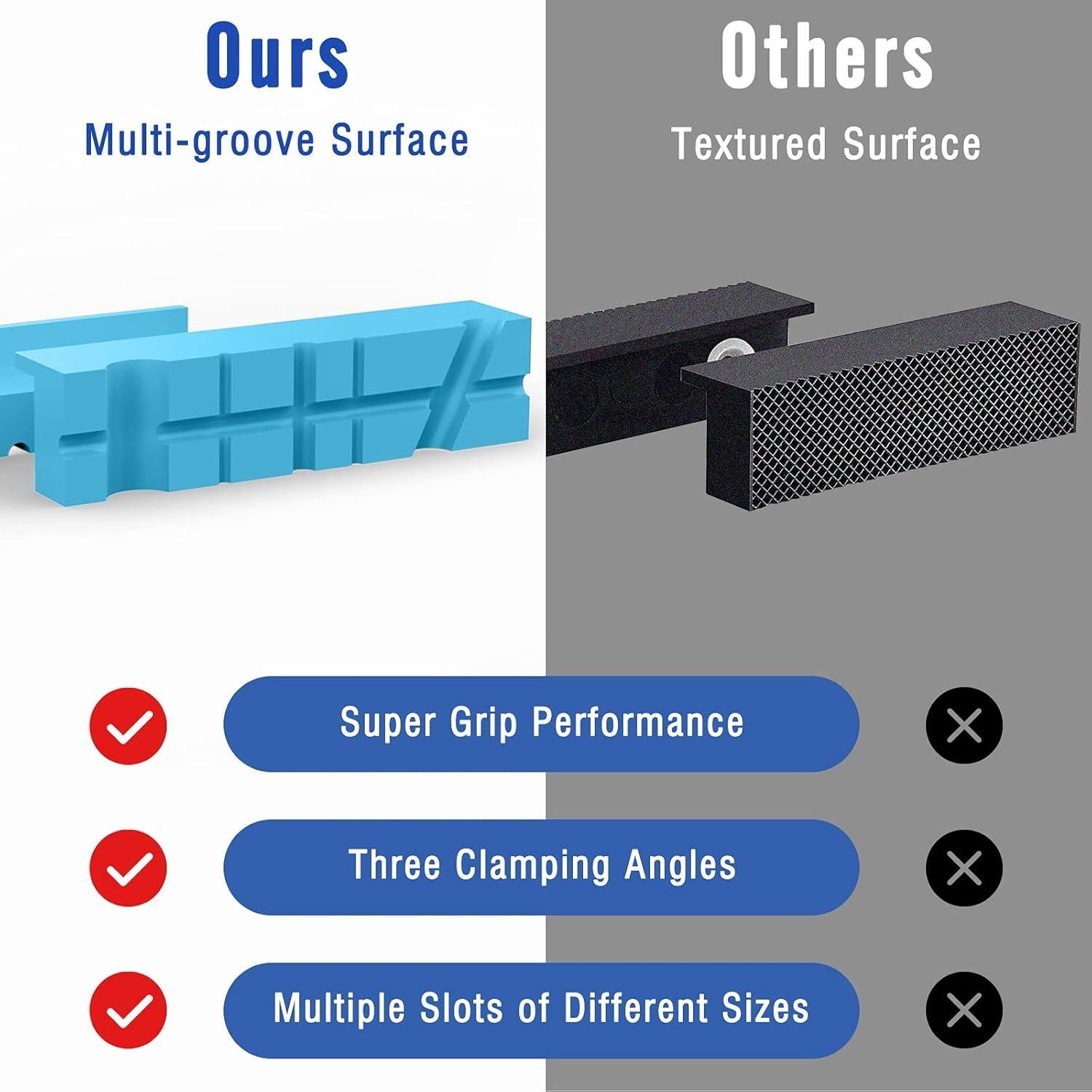 Almohadillas de Mandíbula Universales Housolution 12.5 cm 1 Par