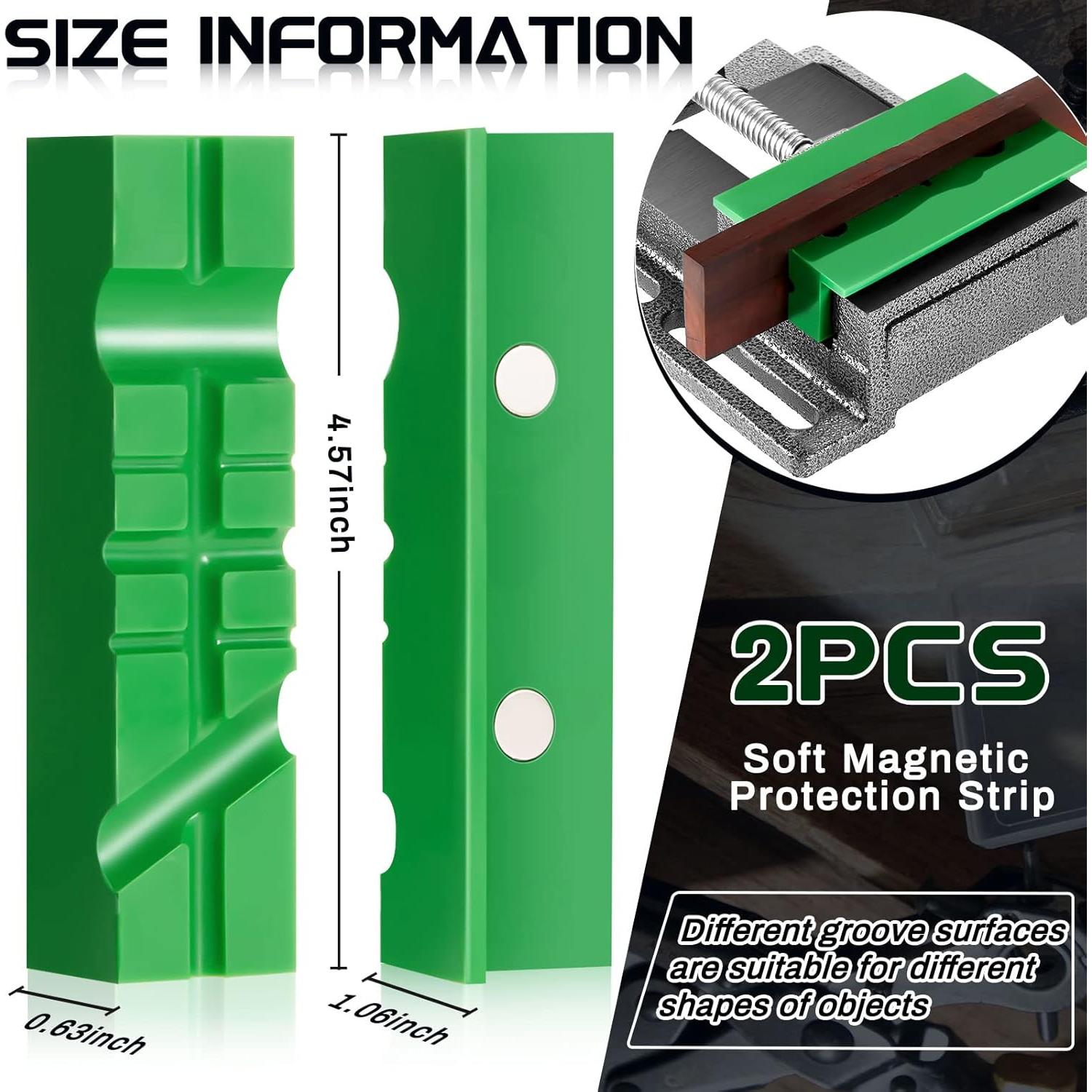 Prensa de Taladro Lanties 4" Magnética con Almohadillas