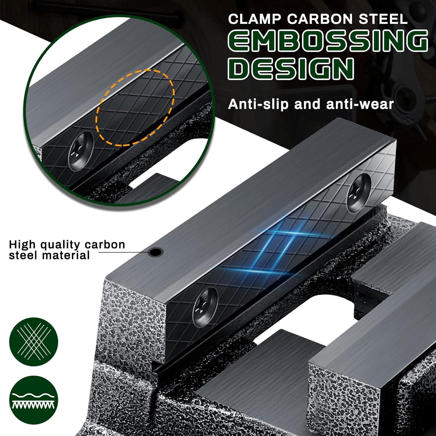 Prensa de Taladro Lanties 4" Magnética con Almohadillas