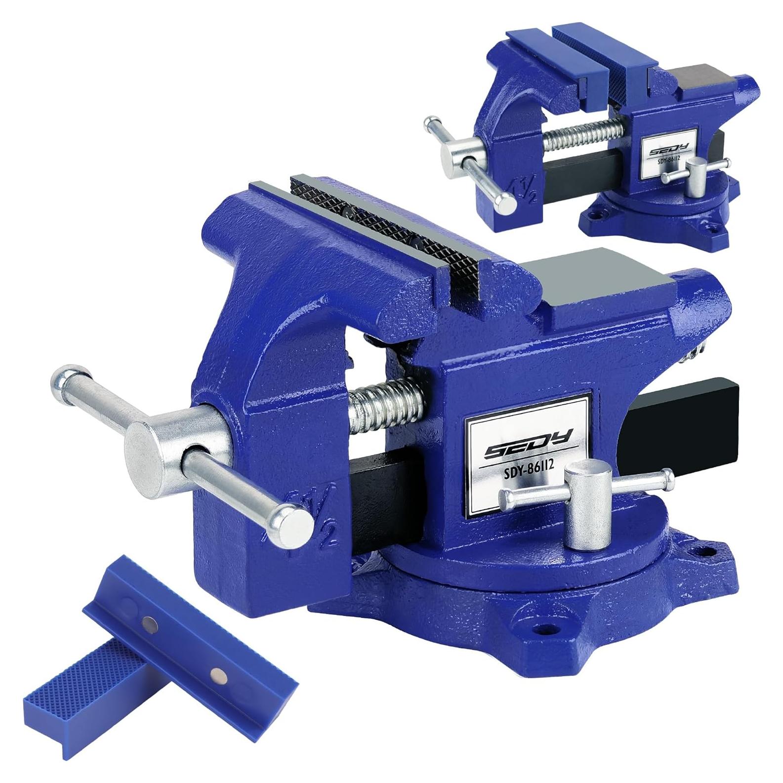 Morsa de Banco SEDY 11.4 cm Alta Resistencia con Almohadillas