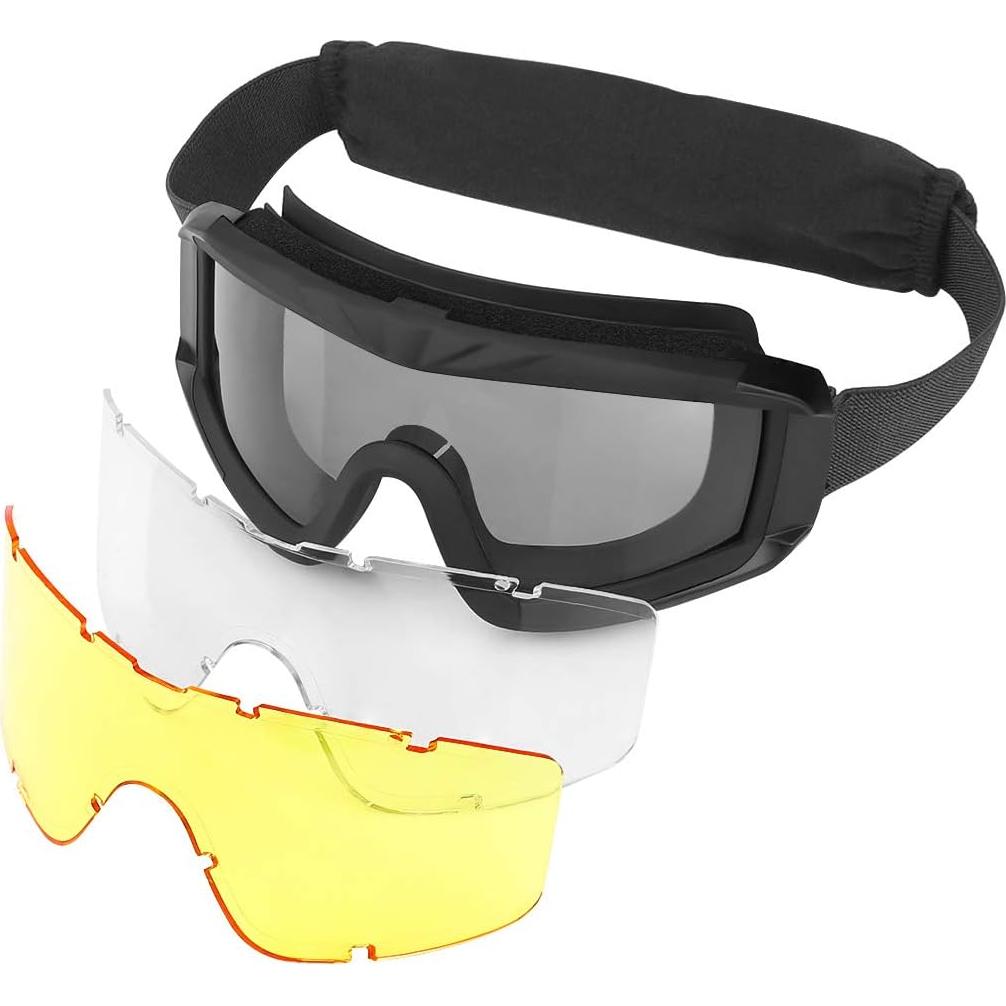 Gafas Tácticas Xaegistac S06 con 3 Lentes Intercambiables