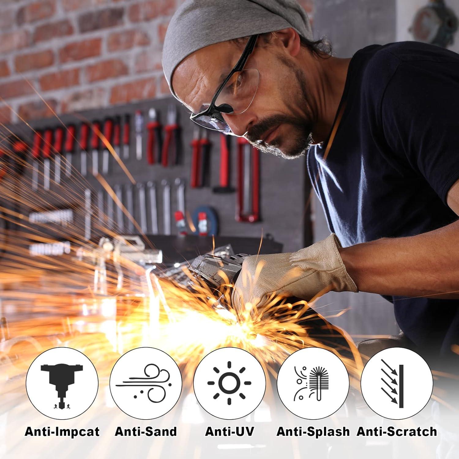 Gafas de Seguridad Kathfly 36 Pcs Policarbonato Anti Rayones