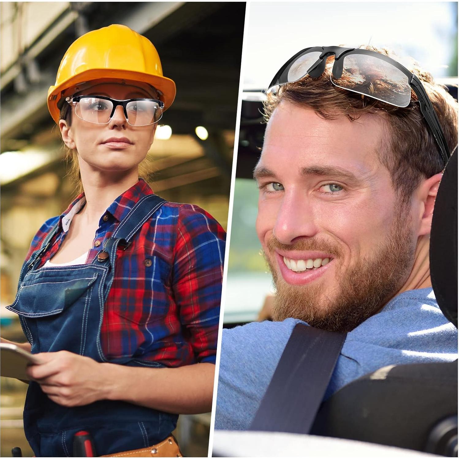 Gafas de Seguridad Kathfly 36 Pcs Policarbonato Anti Rayones