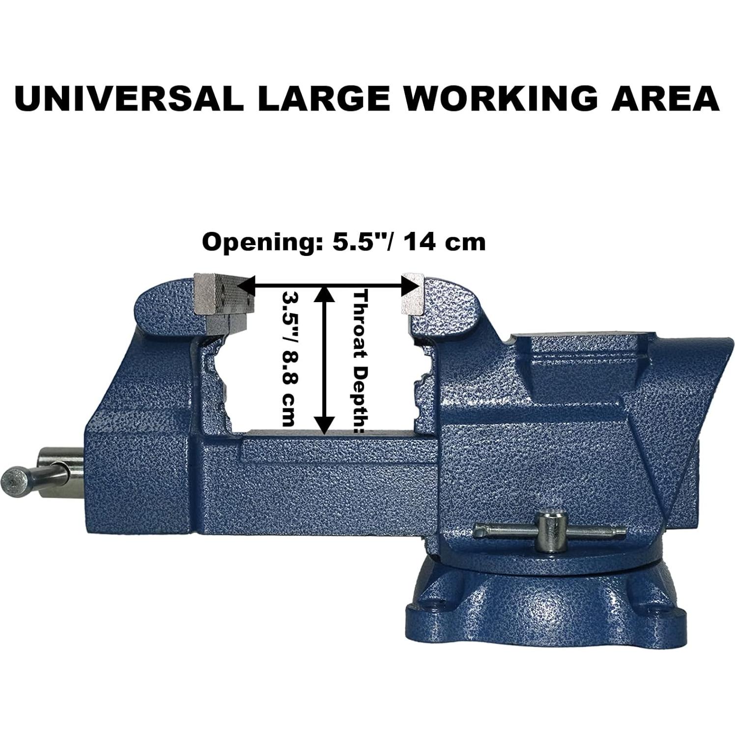 Prensa de Banco PPUMP 15.2 cm Hierro Fundido Azul