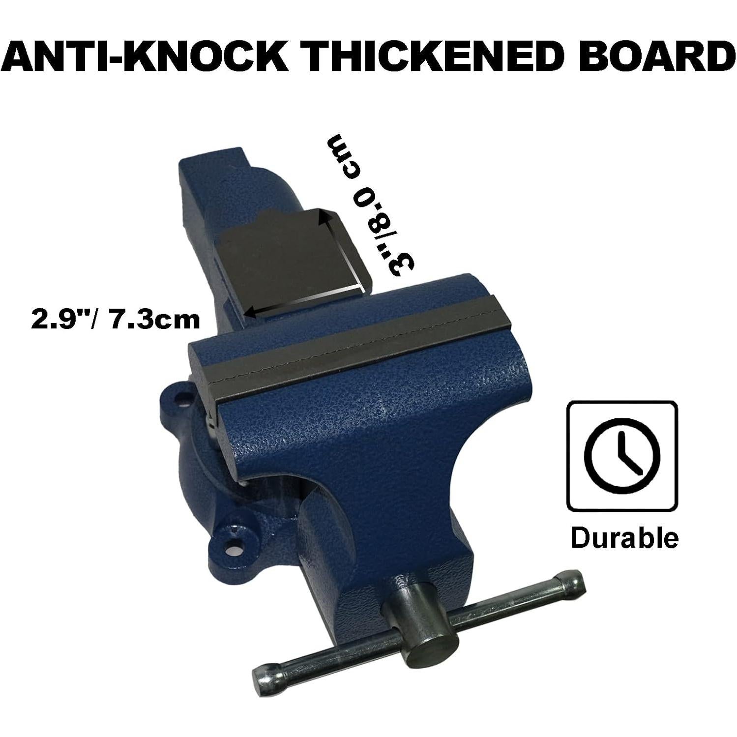 Prensa de Banco PPUMP 15.2 cm Hierro Fundido Azul