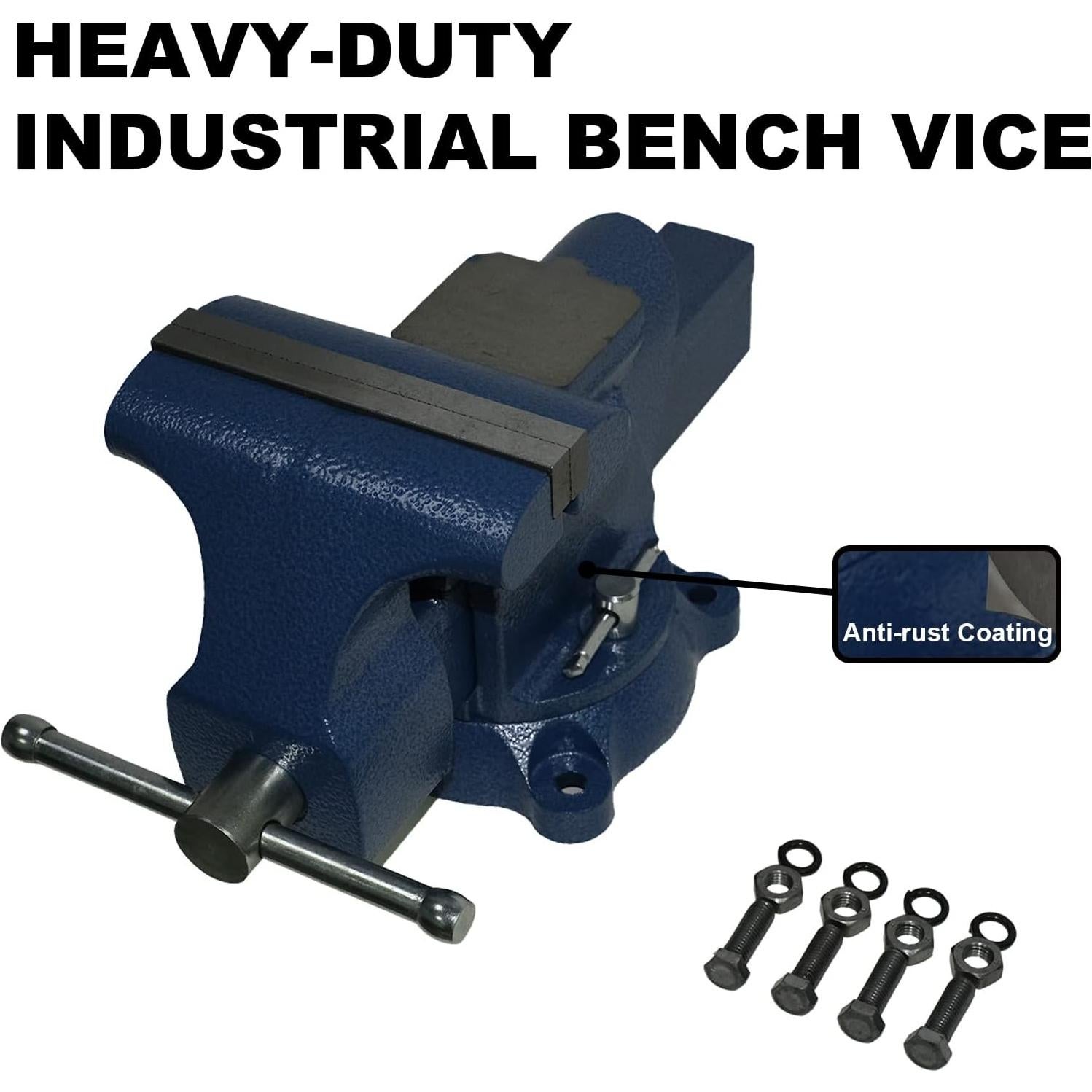 Prensa de Banco PPUMP 15.2 cm Hierro Fundido Azul