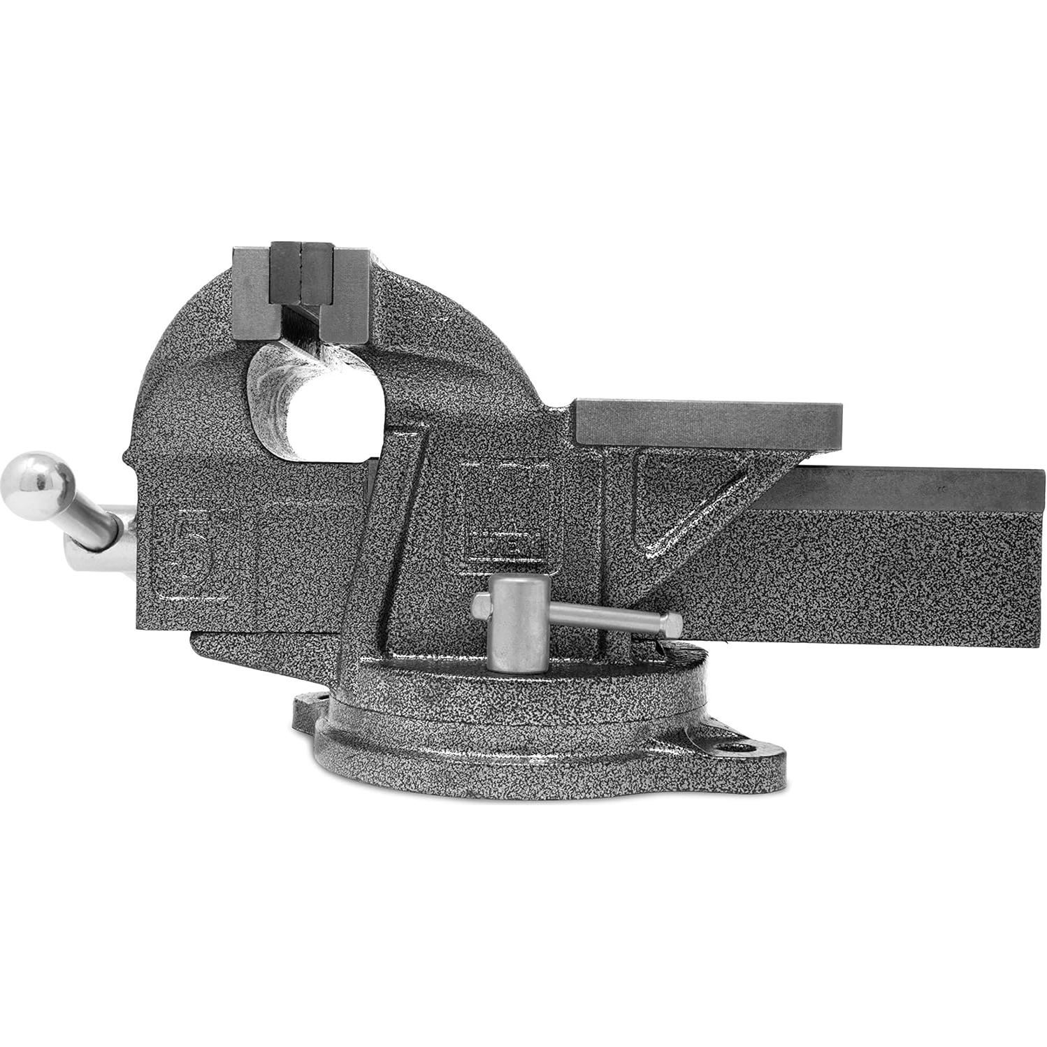 Prensa de Banco WEN 5 Pulgadas Hierro Fundido Base Giratoria