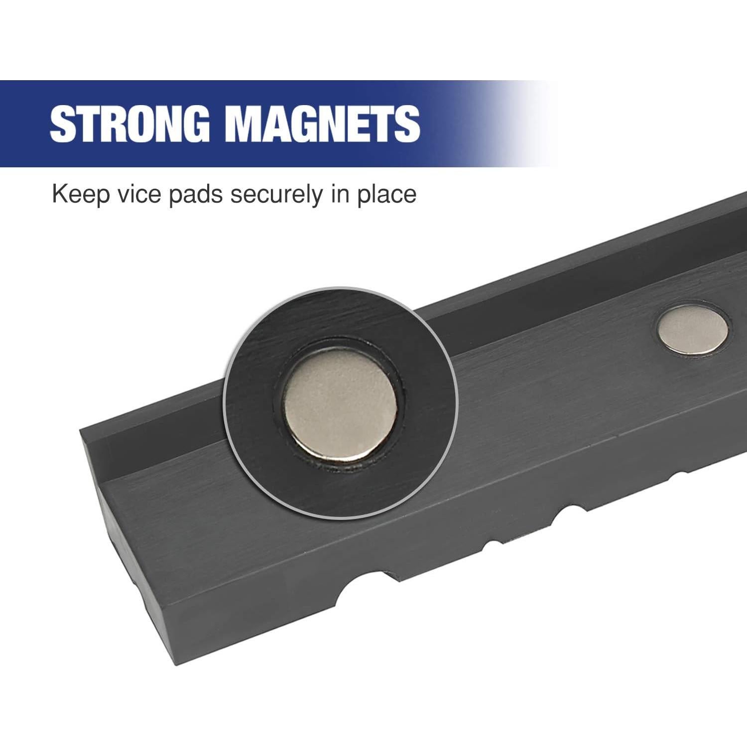 WORKPRO Set de Almohadillas de Mandíbula de Tornillo 6" y 5.5"