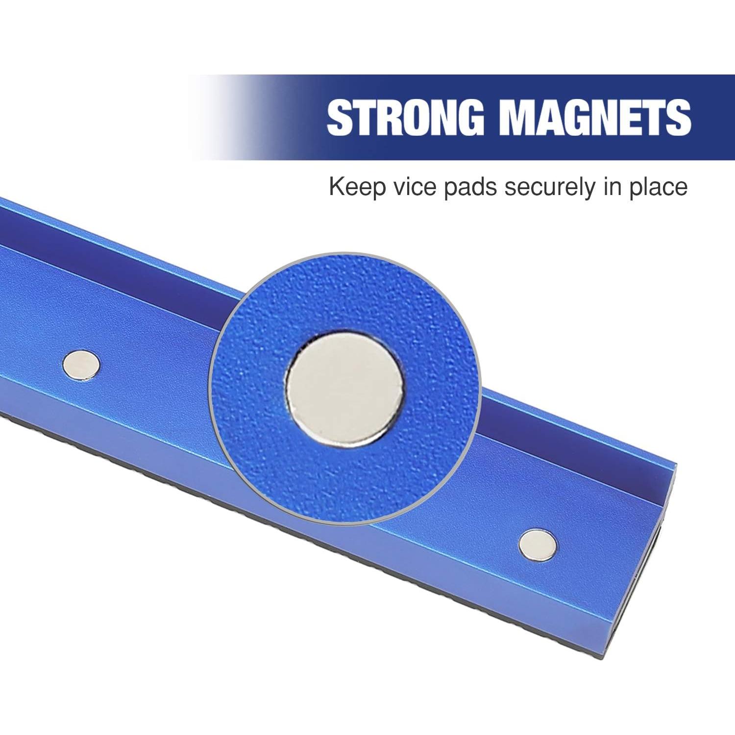 WORKPRO Set de Almohadillas de Mandíbula de Tornillo 6" y 5.5"