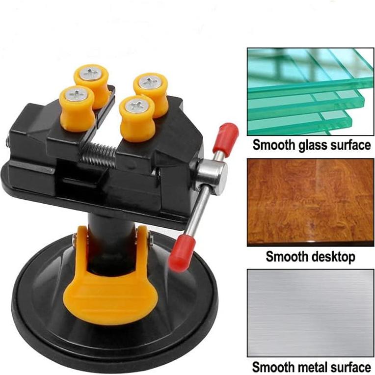 Torno de Mesa Mini Hozzwhoo con Base de Ventosa 360°