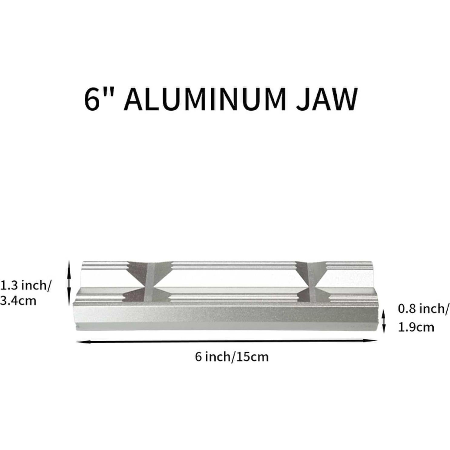 Mandíbulas de Tornillo de Aluminio LTL Tipo V 6" Magnéticas