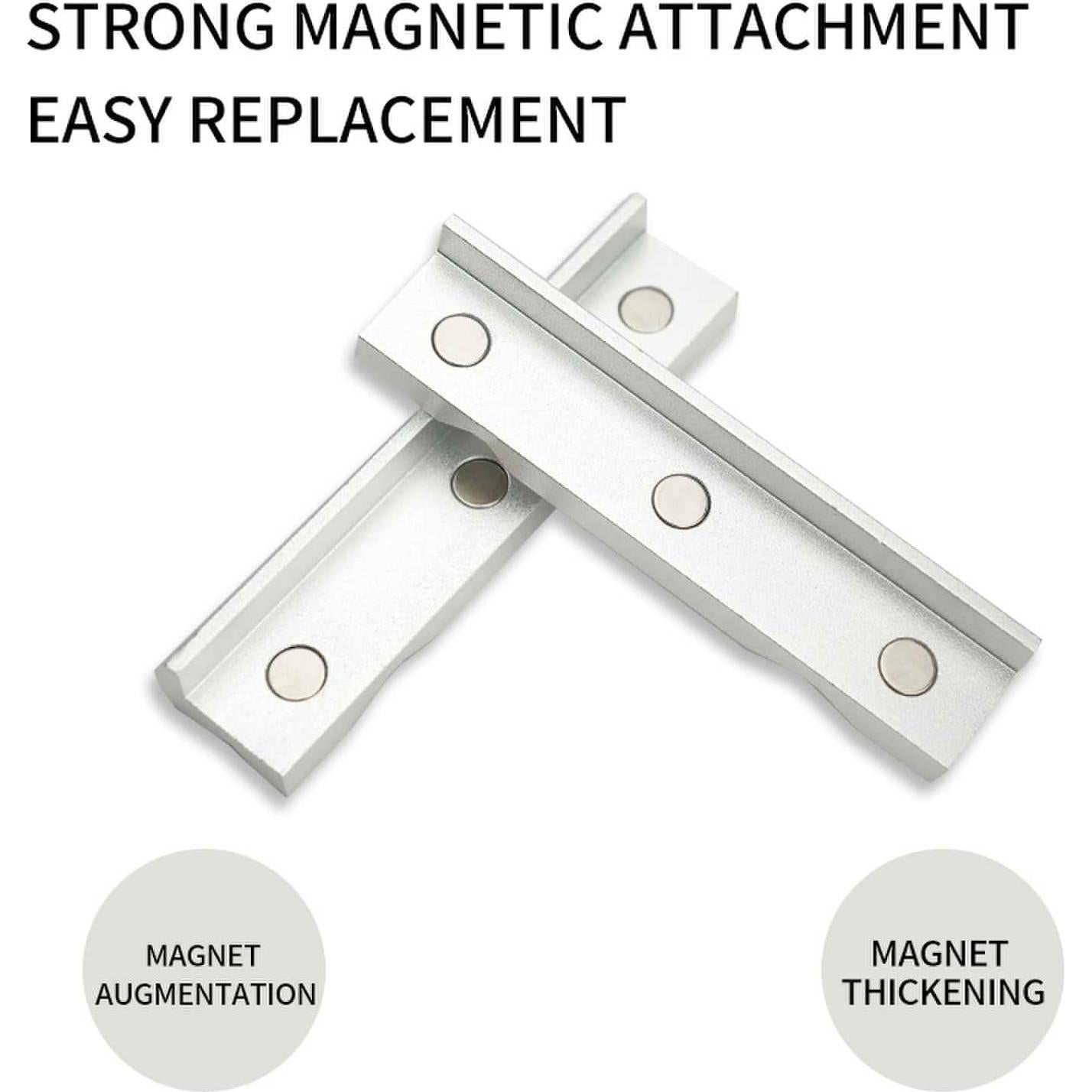 Mandíbulas de Tornillo de Aluminio LTL Tipo V 6" Magnéticas