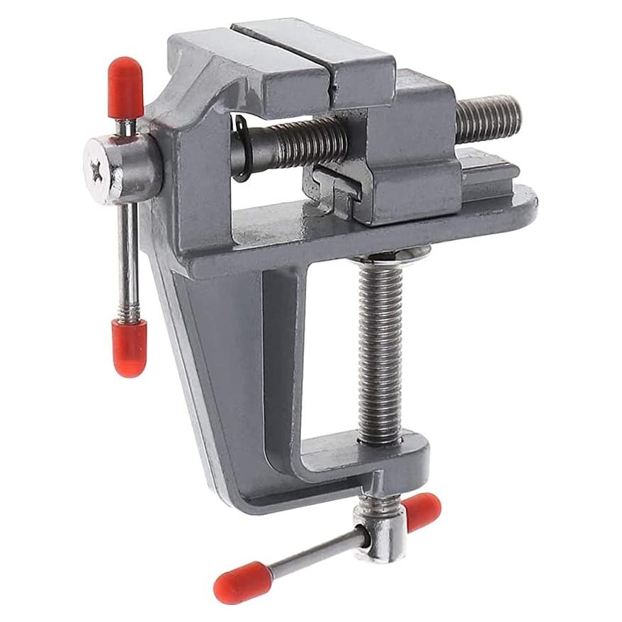 Mini prensa de banco Foitech de aluminio ajustable 30mm