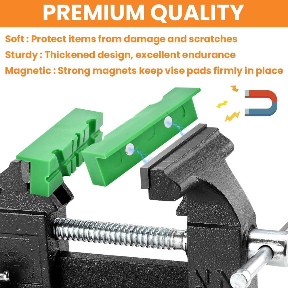 Almohadillas de Mandíbulas de Tornillo Loyanger 2 Pares TPU