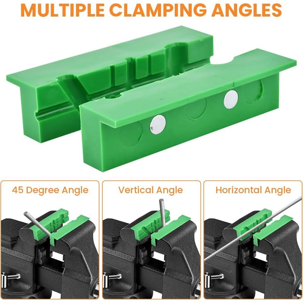 Almohadillas de Mandíbulas de Tornillo Loyanger 2 Pares TPU