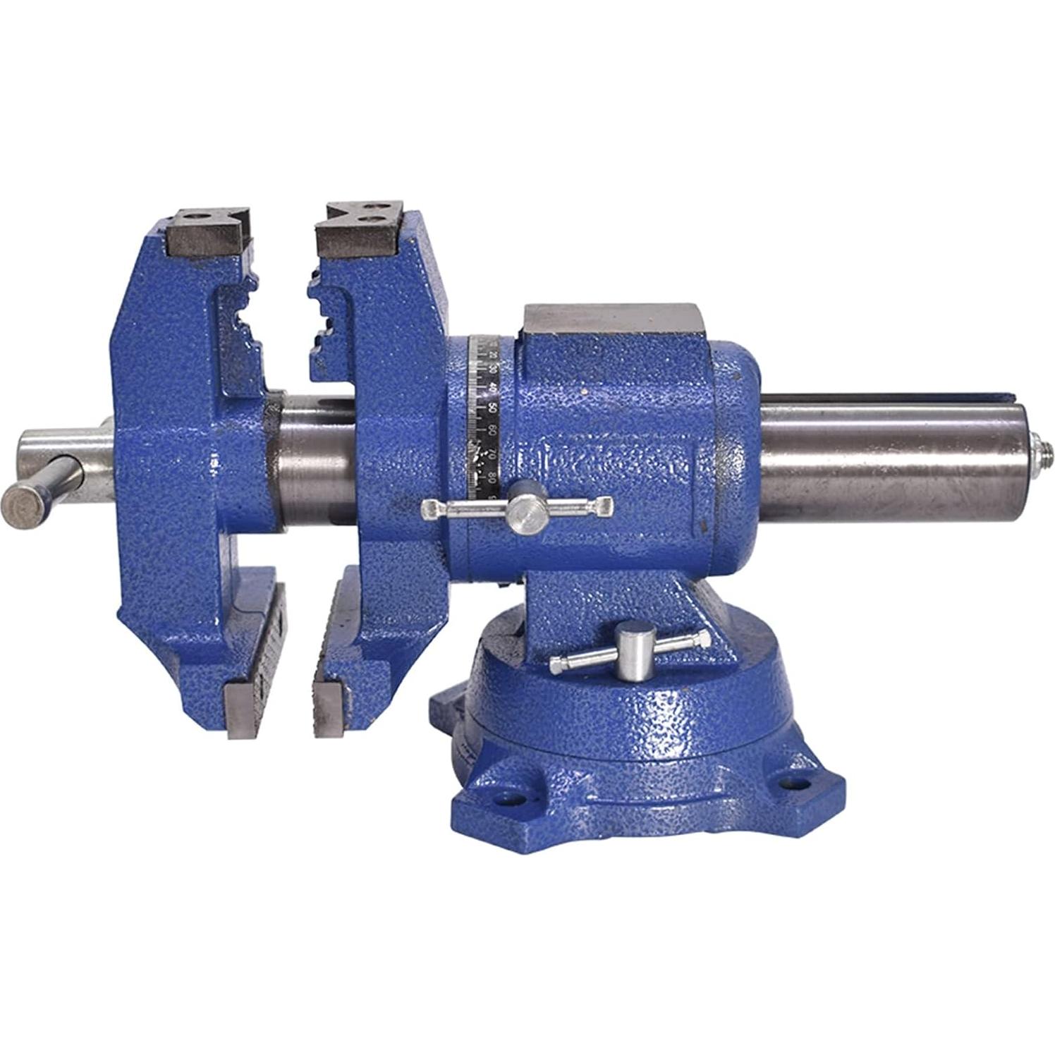 Morsa de Banco Multiusos Waltyotur 10cm 360° Rotación