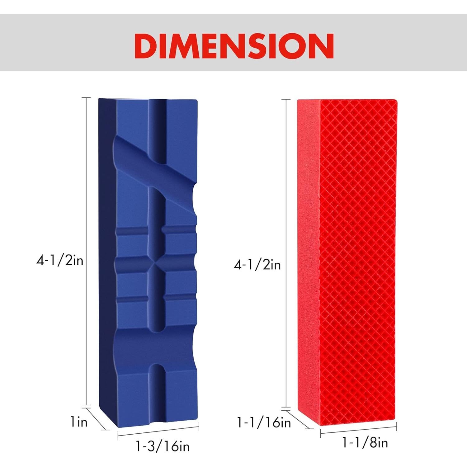 Almohadillas de Mandíbula WORKPRO 11.43 cm TPU 4 Piezas