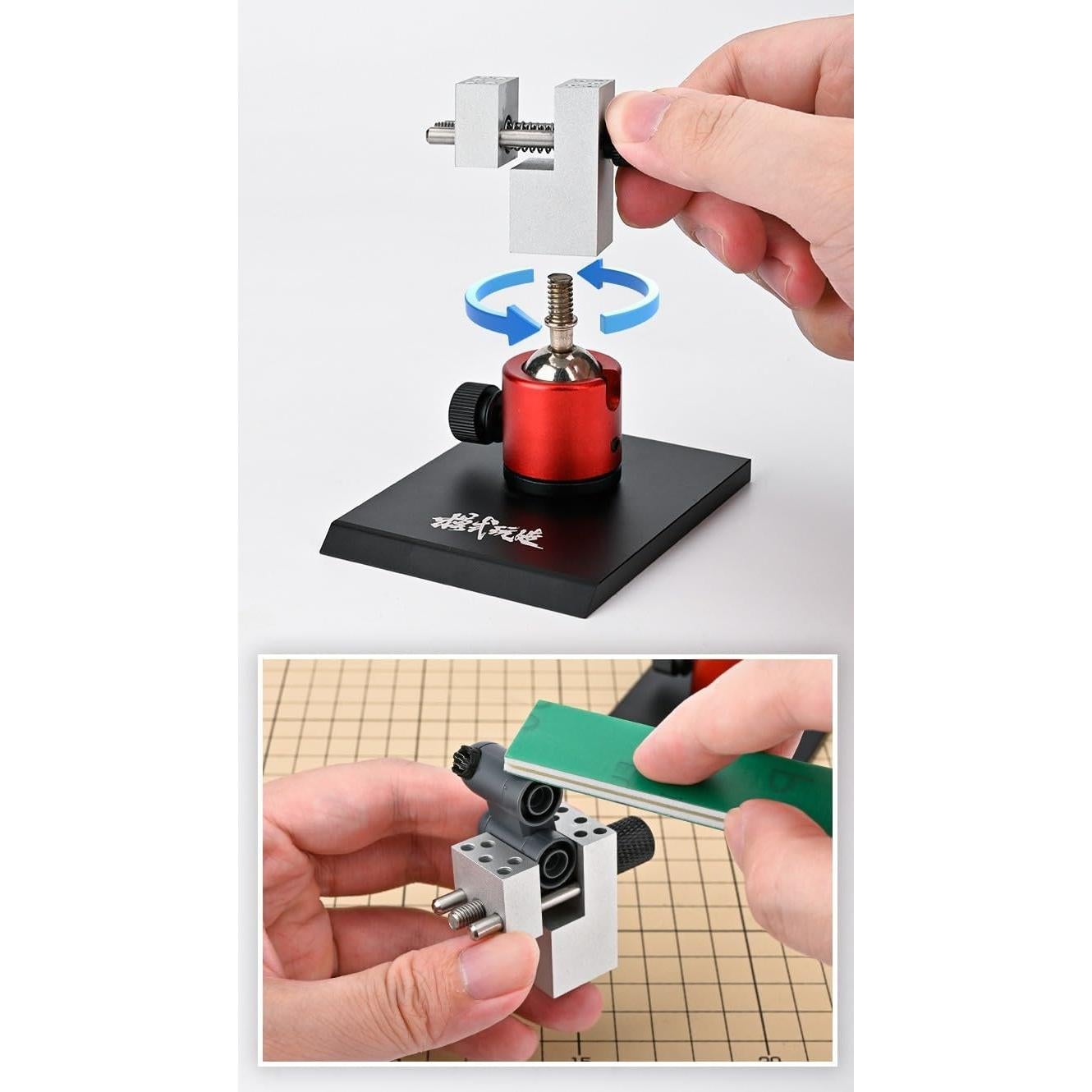 Morsa de Mesa ANSAI con Base Metálica Rotativa 14.7 cm