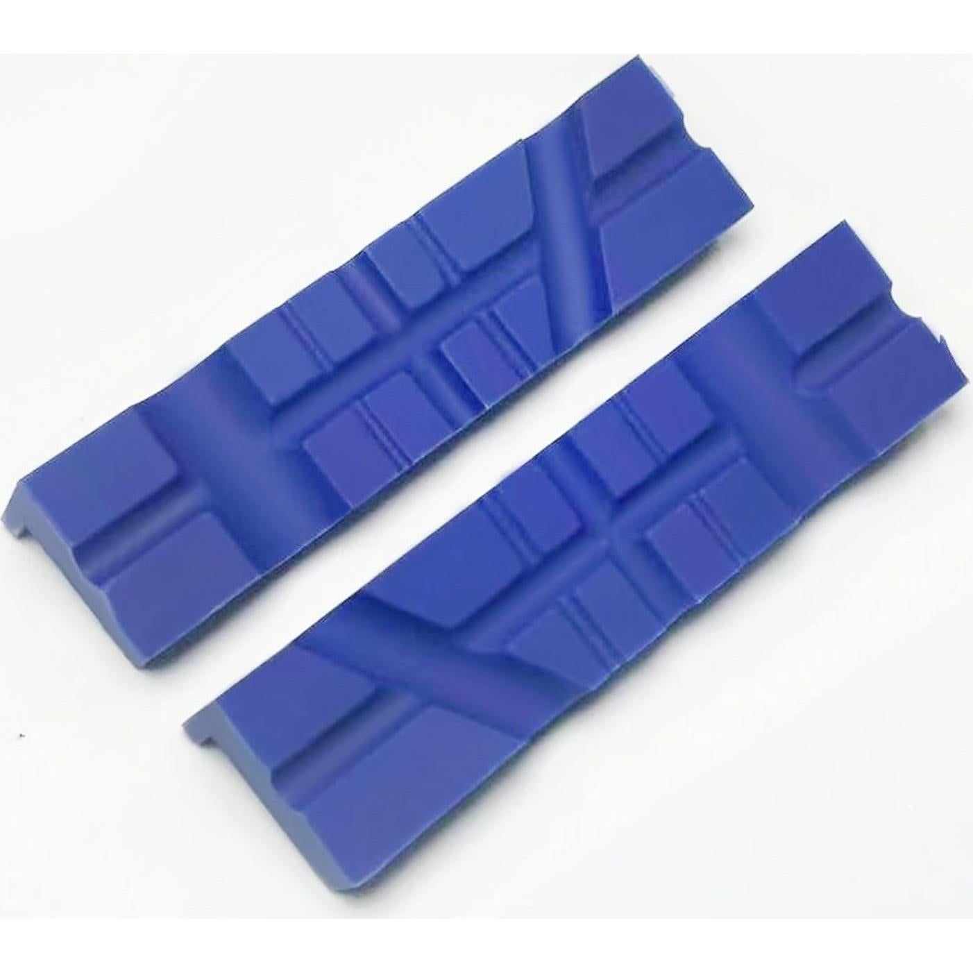 Almohadillas de Mandíbulas de Tornillo MYTEC 115mm TPU Azul 1 par