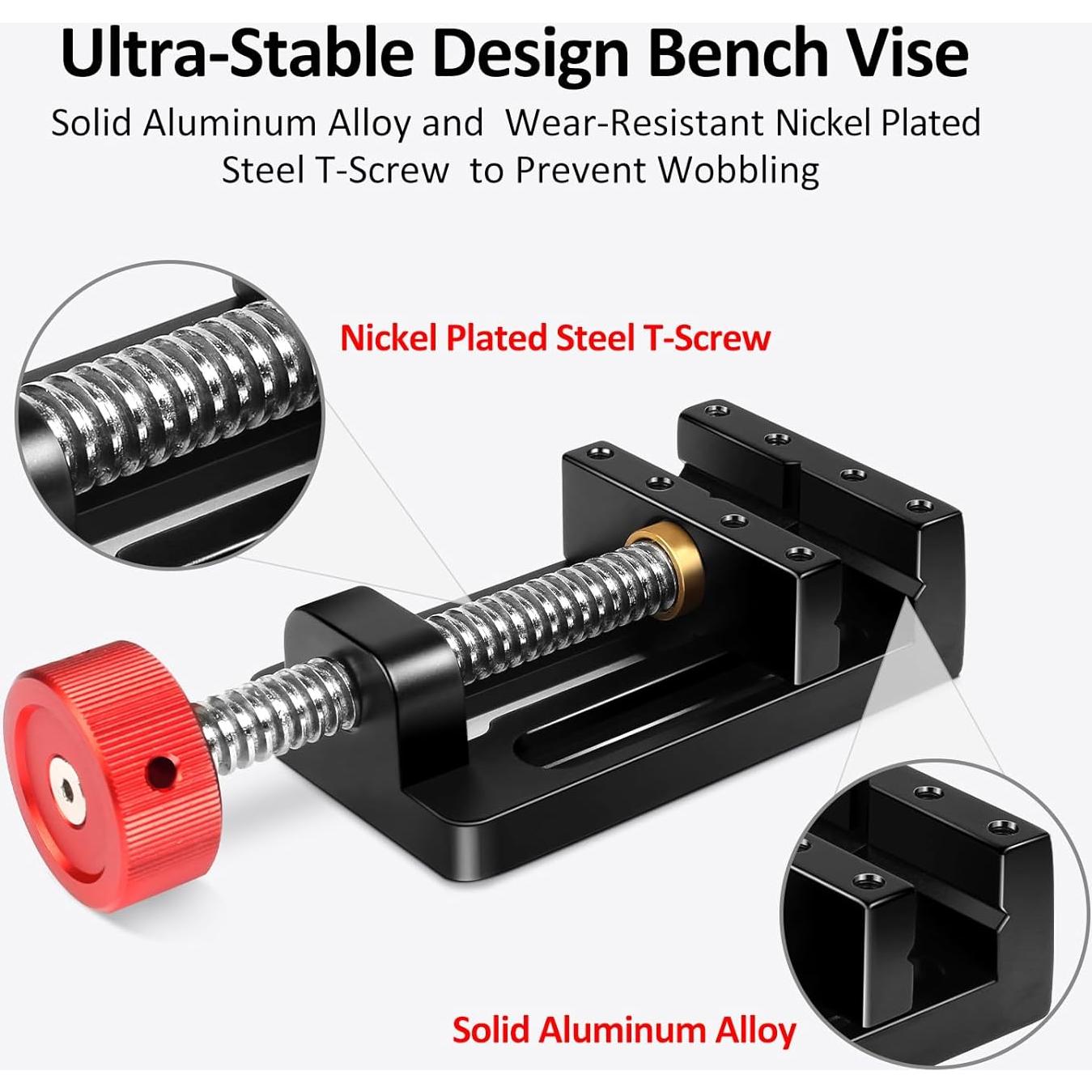 Mini Prensa de Taladro ArtyMaster WT104 0-6.30 cm Aluminio