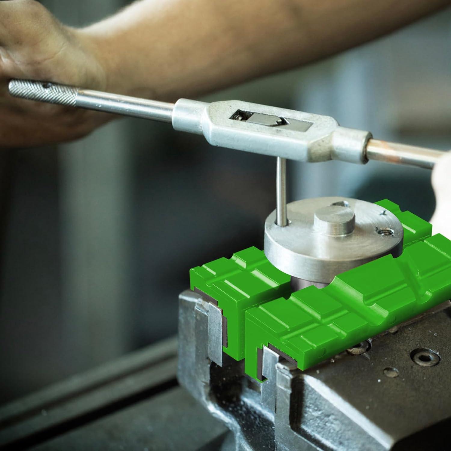 Mandíbulas de Sargento TRISENSE TPU 15.24 cm Verde 1 Par